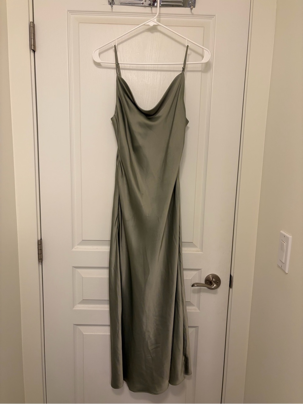 Oak and Fort Satin Slip Dress
